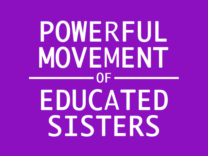 Powerful Movement of Educated Sisters Logo